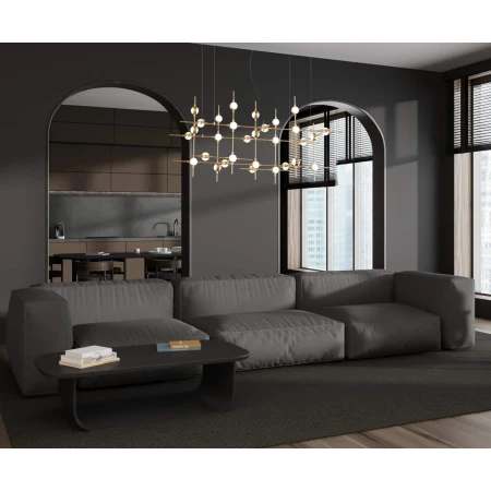 Lampa designerska wisząca Provenza MD18001067-30A GD - Italux